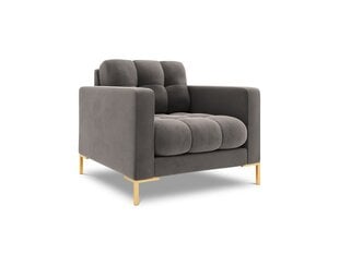 Fotelis Cosmopolitan Design Bali 1S-V, pilkas/auksinės spalvos kaina ir informacija | Svetainės foteliai | pigu.lt