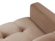 Fotelis Cosmopolitan Design Bali 1S-V, smėlio spalvos/juodas kaina ir informacija | Svetainės foteliai | pigu.lt