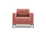 Кресло Cosmopolitan Design Bali 1S-V, розовый/черный