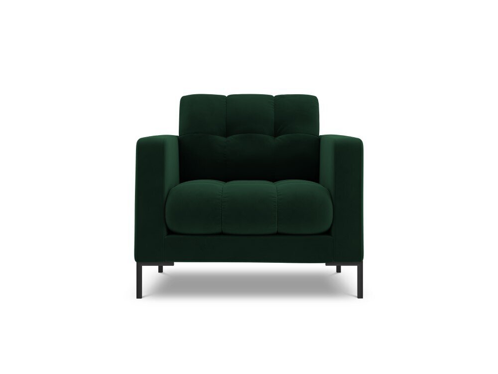 Fotelis Cosmopolitan Design Bali 1S-V, žalias/juodas kaina ir informacija | Svetainės foteliai | pigu.lt