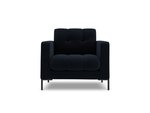 Кресло Cosmopolitan Design Bali 1S-V, темно-синий/черный цвет