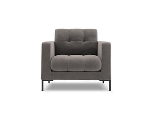 Кресло Cosmopolitan Design Bali 1S-V, серый/черный цвет цена и информация | Кресла в гостиную | pigu.lt