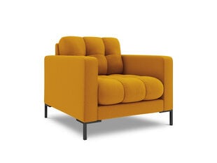 Fotelis, Bali, 87x92x75 cm, geltonas/juodas kaina ir informacija | Svetainės foteliai | pigu.lt