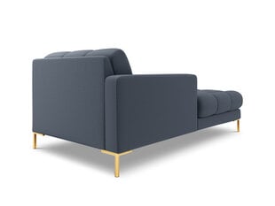 Шезлонг левый Bali, 185x102x75 см, темно-синий/золотой цвет цена и информация | Кресла в гостиную | pigu.lt