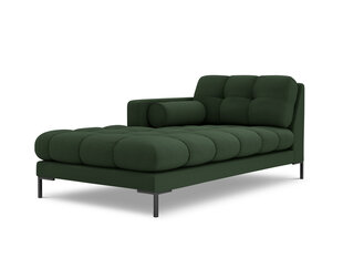 Шезлонг левый Bali, 185х102х75 см, темно-зеленый/черный цвет цена и информация | Кресла в гостиную | pigu.lt