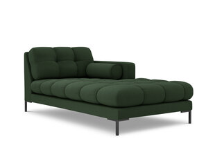 Шезлонг правый Bali, 185x102x75 см, темно-зеленый/черный цена и информация | Кресла в гостиную | pigu.lt