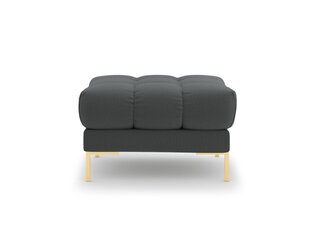 Пуф Bali, 60x60x41 см, темно-серый цвет цена и информация | Кресла-мешки и пуфы | pigu.lt