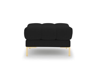 Пуф Bali, 60x60x41 см, черный цвет цена и информация | Кресла-мешки и пуфы | pigu.lt