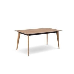 Раскладной обеденный стол Colette, 120/180x80x74 см, коричневый цена и информация | Кухонные и обеденные столы | pigu.lt