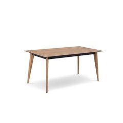 Складной обеденный стол Colette, 140/200x90x74 см, коричневый цена и информация | Кухонные и обеденные столы | pigu.lt