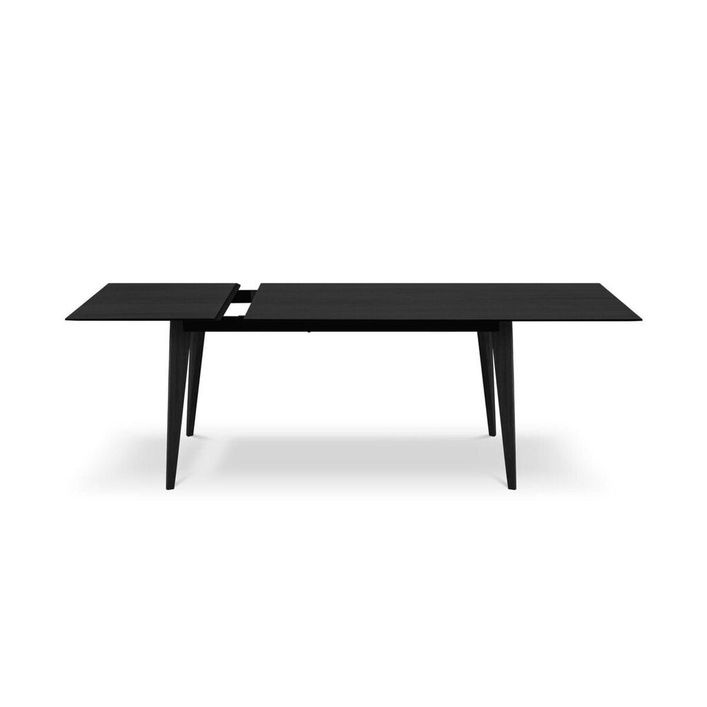 Išskleidžiamas valgomojo stalas Colette, 140/200x90x74 cm, juodas kaina ir informacija | Virtuvės ir valgomojo stalai, staliukai | pigu.lt