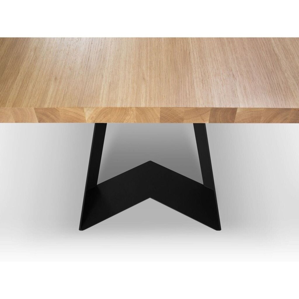Valgomojo stalas Colin, 180x100x75 cm, šviesiai rudas kaina ir informacija | Virtuvės ir valgomojo stalai, staliukai | pigu.lt