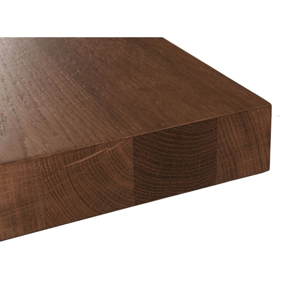 Valgomojo stalas Colin, 180x100x75 cm, tamsiai rudas цена и информация | Virtuvės ir valgomojo stalai, staliukai | pigu.lt