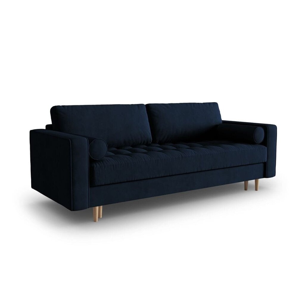 Sofa Gobi, 225x100x96 cm, tamsiai mėlyna kaina ir informacija | Sofos | pigu.lt