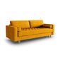 Sofa Gobi, 225x100x96 cm, geltona kaina ir informacija | Sofos | pigu.lt