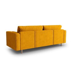 Sofa Gobi, 225x100x96 cm, geltona kaina ir informacija | Sofos | pigu.lt