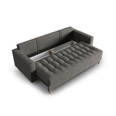 Sofa Gobi, 225x100x96 cm, tamsiai pilka kaina ir informacija | Sofos | pigu.lt