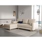 Kairinė kampinė sofa Velvet Gobi, 240x175x96 cm, smėlio kaina ir informacija | Minkšti kampai | pigu.lt