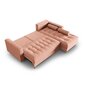 Dešininė kampinė sofa Velvet Gobi, 240x175x96 cm, rožinė kaina ir informacija | Minkšti kampai | pigu.lt