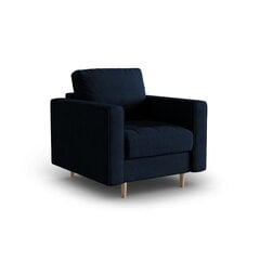 Fotelis Gobi, 80x90x90 cm, tamsiai mėlynas kaina ir informacija | Svetainės foteliai | pigu.lt