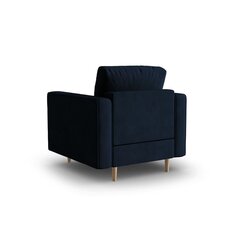 Fotelis Gobi, 80x90x90 cm, tamsiai mėlynas kaina ir informacija | Svetainės foteliai | pigu.lt