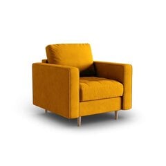 Fotelis Gobi, 80x90x90 cm, geltonas kaina ir informacija | Svetainės foteliai | pigu.lt