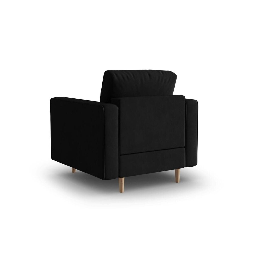 Fotelis Gobi, 80x90x90 cm, juodas цена и информация | Svetainės foteliai | pigu.lt