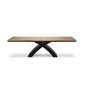 Išskleidžiamas valgomojo stalas Kitty, 170/270x100x76 cm, rudas kaina ir informacija | Virtuvės ir valgomojo stalai, staliukai | pigu.lt