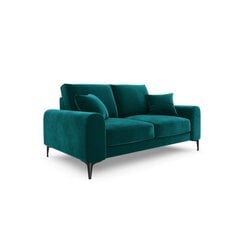 Dvivietė sofa Velvet Larnite, 172x102x90 cm, žalia kaina ir informacija | Sofos | pigu.lt