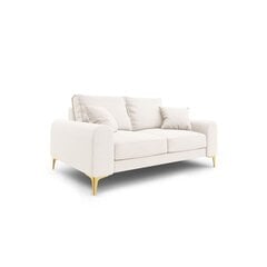 Dvivietė sofa Larnite, 172x102x90 cm, smėlio kaina ir informacija | Sofos | pigu.lt