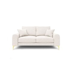 Dvivietė sofa Larnite, 172x102x90 cm, smėlio kaina ir informacija | Sofos | pigu.lt