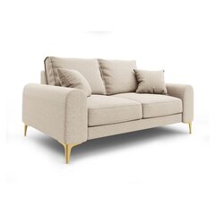 Dvivietė sofa Larnite, 172x102x90 cm, šviesiai ruda kaina ir informacija | Sofos | pigu.lt
