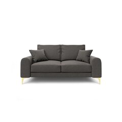 Dvivietė sofa Larnite, 172x102x90 cm, tamsiai pilka kaina ir informacija | Sofos | pigu.lt
