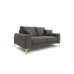 Dvivietė sofa Larnite, 172x102x90 cm, tamsiai pilka kaina ir informacija | Sofos | pigu.lt