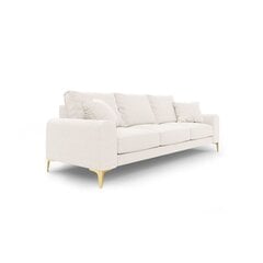 Trivietė sofa Larnite, 222x102x90 cm, smėlio kaina ir informacija | Sofos | pigu.lt