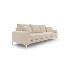 Trivietė sofa Larnite, 222x102x90 cm, šviesiai ruda kaina ir informacija | Sofos | pigu.lt