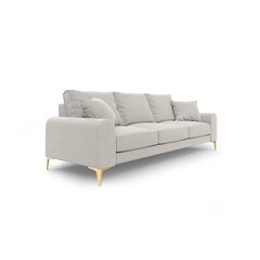 Trivietė sofa Larnite, 222x102x90 cm, šviesiai pilka kaina ir informacija | Sofos | pigu.lt