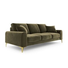 Keturvietė sofa Velvet Larnite, 237x102x90 cm, žalia kaina ir informacija | Sofos | pigu.lt