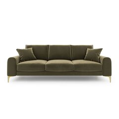 Keturvietė sofa Velvet Larnite, 237x102x90 cm, žalia kaina ir informacija | Sofos | pigu.lt