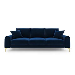 Keturvietė sofa Velvet Larnite, 237x102x90 cm, tamsiai mėlyna kaina ir informacija | Sofos | pigu.lt