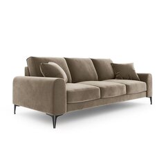 Keturvietė sofa Velvet Larnite, 237x102x90 cm, rudos spalvos kaina ir informacija | Sofos | pigu.lt