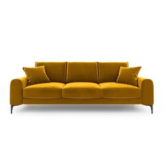 Keturvietė sofa Velvet Larnite, 237x102x90 cm, geltonos spalvos kaina ir informacija | Sofos | pigu.lt