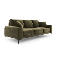 Keturvietė sofa Velvet Larnite, 237x102x90 cm, žalios spalvos kaina ir informacija | Sofos | pigu.lt