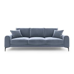 Keturvietė sofa Velvet Larnite, 237x102x90 cm, šviesiai mėlynos spalvos kaina ir informacija | Sofos | pigu.lt