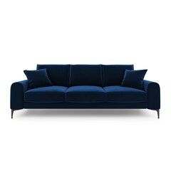 Keturvietė sofa Velvet Larnite, 237x102x90 cm, tamsiai mėlynos spalvos kaina ir informacija | Sofos | pigu.lt