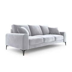 Keturvietė sofa Velvet Larnite, 237x102x90 cm, pilkos spalvos kaina ir informacija | Sofos | pigu.lt