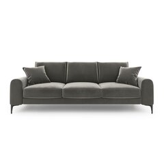 Keturvietė sofa Velvet Larnite, 237x102x90 cm, šviesiai pilkos spalvos kaina ir informacija | Sofos | pigu.lt