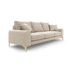 Keturvietė sofa Larnite, 237x102x90 cm, šviesiai ruda kaina ir informacija | Sofos | pigu.lt