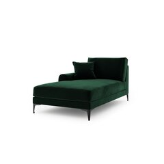 Кушетка Micadoni Home Larnite 1S-VL, темно-зеленый/черный цвет цена и информация | Диваны | pigu.lt