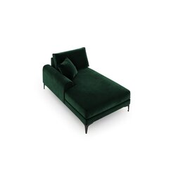 Кушетка Micadoni Home Larnite 1S-VL, темно-зеленый/черный цвет цена и информация | Диваны | pigu.lt